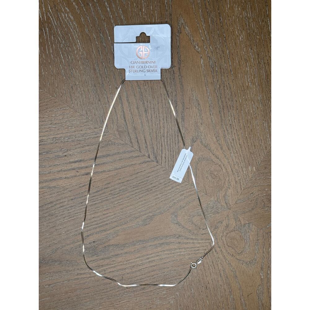 Giani Bernini 18K Gold Over Sterling Silver Snake Chain Necklace